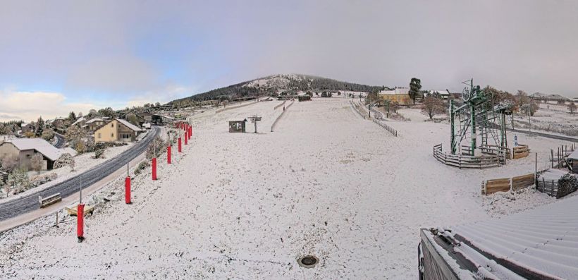 Capture webcam de l’enneigement sur le massif du Mézenc