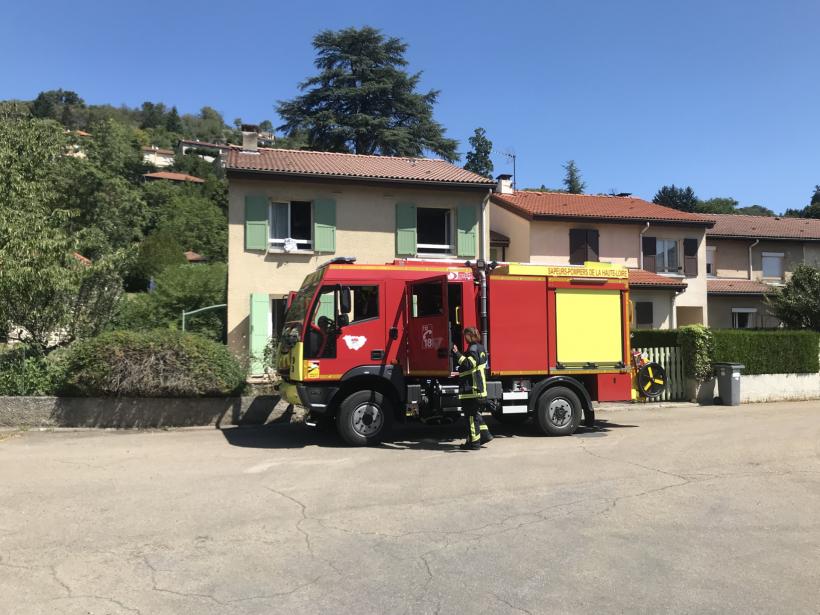 Un départ de feu a eu lieu sur la commune d'Aiguilhe ce vendredi midi