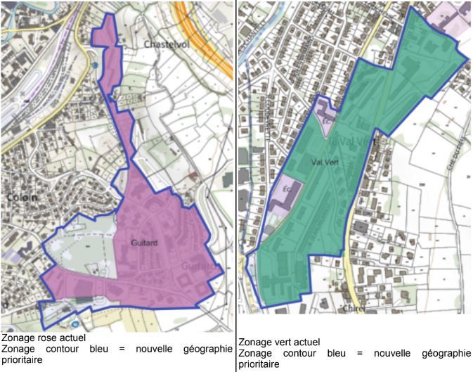 Nouveau zonage pour les quartiers prioritaires du Puy-en-Velay