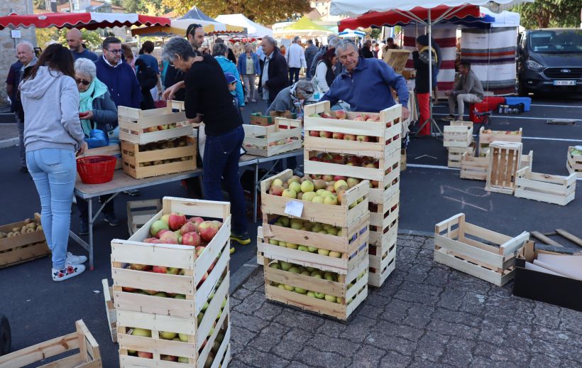 Les pommes font parties des produits bio les plus convoités lors de cette fête de la bio.