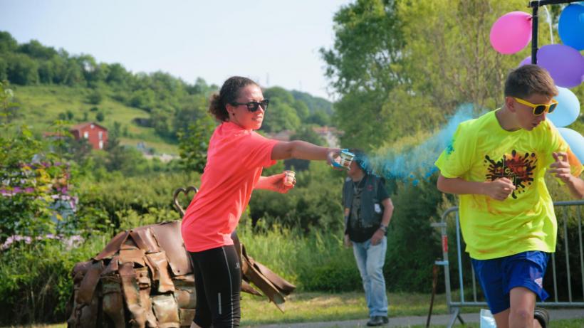 Explosion de couleurs et de sourire pour la Color Run de Fit Run Sport