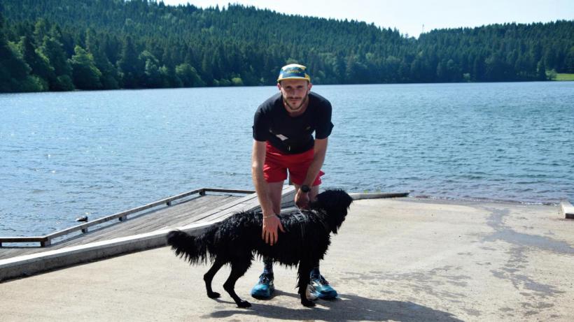 Heureux comme un chien dans l'eau