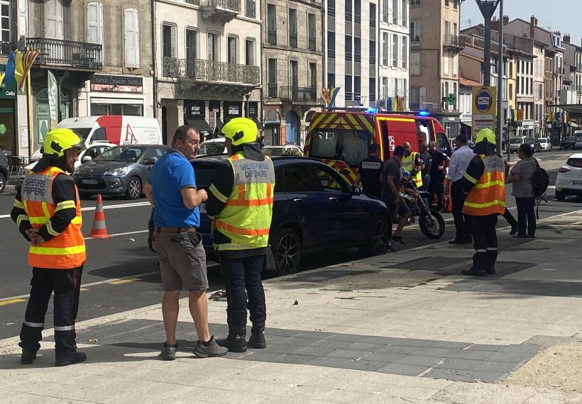L'accident s'est produit sur l'axe du Breuil au Puy-en-Velay. 