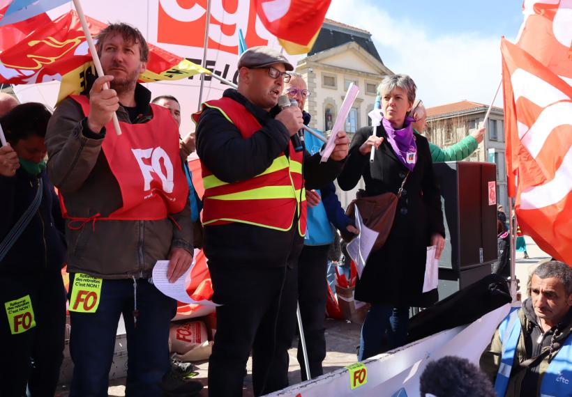 Les différents syndicats main dans la main pour un objectif : le retrait de la réforme.