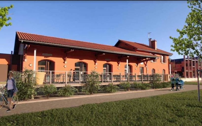 La gare de Lantriac a été totalement réaménagée.