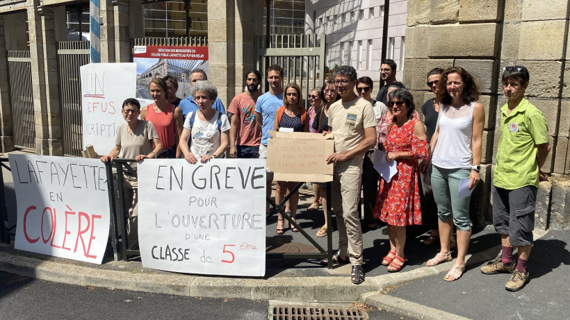 Mouvement de grève aussi au collège Lafayette du Puy