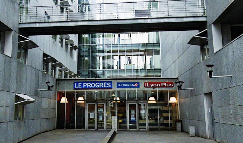 Le siège du Progrès à Lyon. 