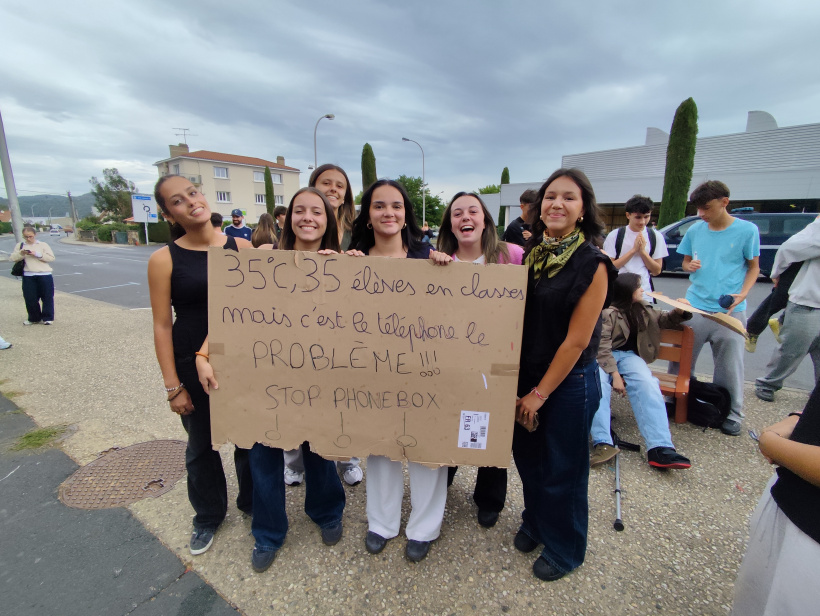 Blocus au lycée Murat à Issoire