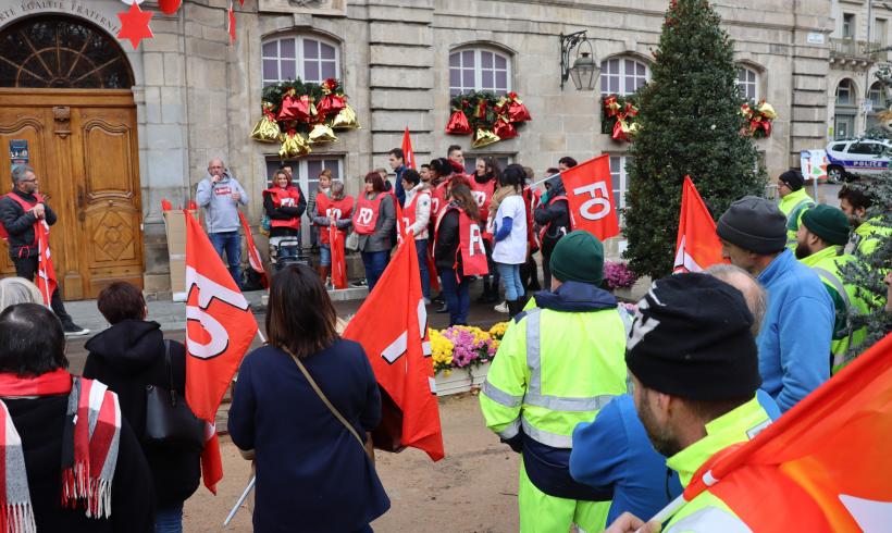 Quelques-uns des agents au service de la Ville du Puy, du CCAS et de la Com d'Agglo.