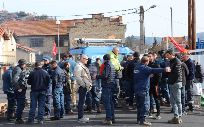 14ème jour de grève pour les agents des IEG dans le bassin ponot. 