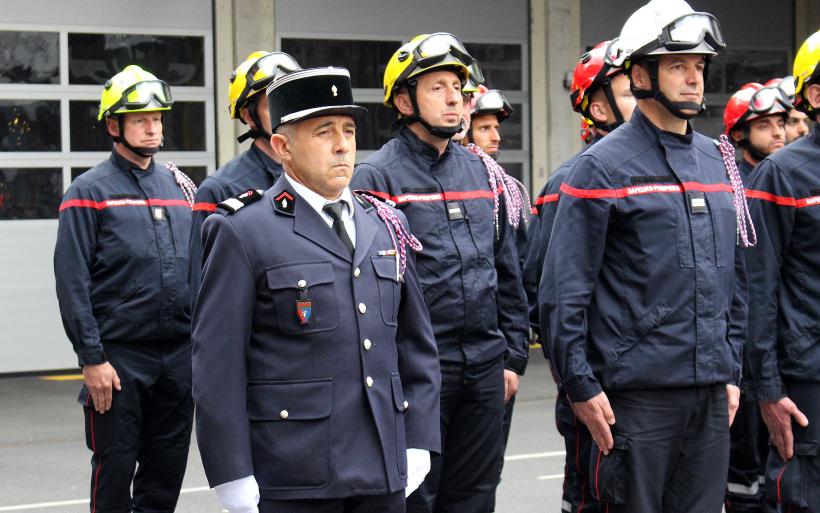 le Capitaine Pascal Reymond, nouveau Chef de Centre d’Incendie et de Secours.