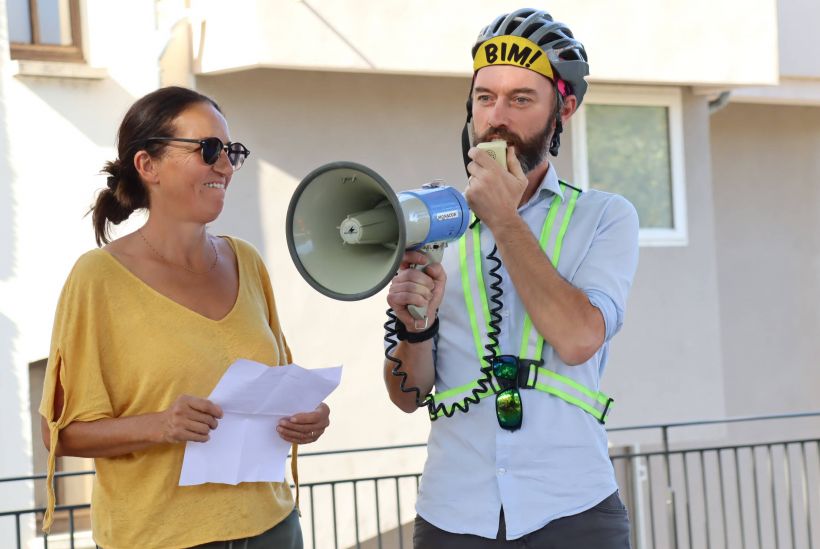 Magalie Fraisse et Pierre Sahuc, tous deux dans le collège de la Puycyclette.
