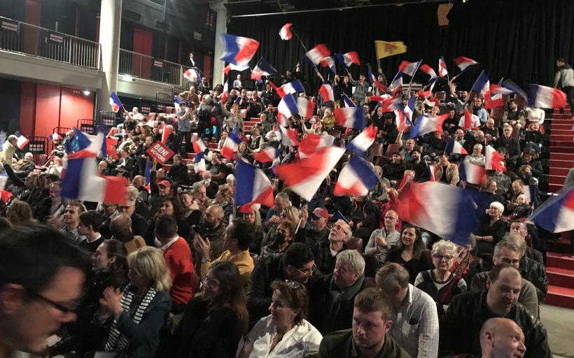 Environ 250 personnes se sont retrouvées au Puy pour encourager Reconquête d'Eric Zemmour.