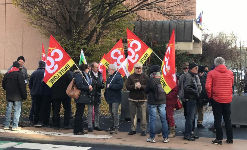 Les syndicats des retraités prêts à suivre le combat jusqu'au bout. 