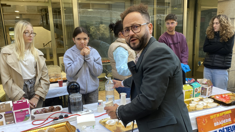 Hacène Djerdi, président de l'office de commerce et de l'artisanat du Puy