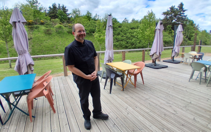 Une terrasse au vert